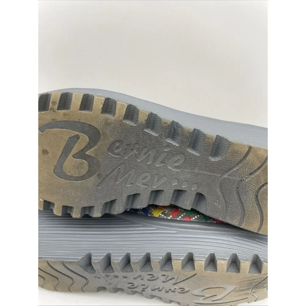 Bernie Mev Sandals Size 9 US 40 EU Wedge Rainbow Woven Womens Colorful Shoes‎